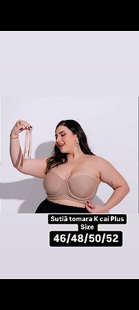 Sutiã plus SIZE tomara que caia