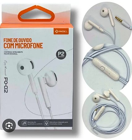 Fone de ouvido com microfone