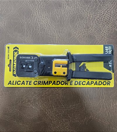 Alicate crimpador e decapador