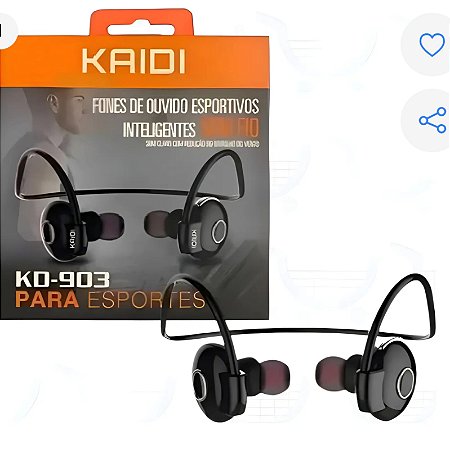 fone de ouvido esportivo inteligente sem fio