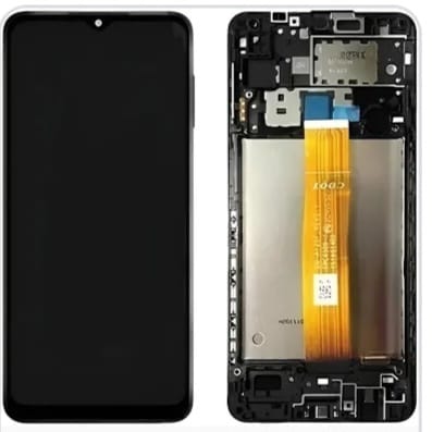 tela display frontal com aro samsung A12