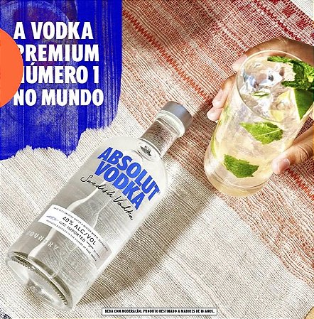 Absolut vodka 1L imported