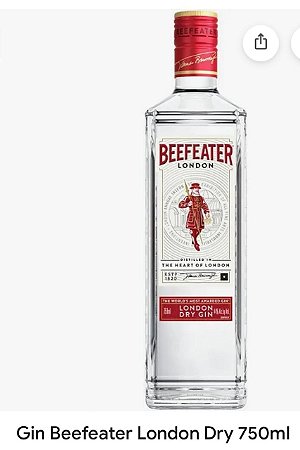 BEEFEATE LONDON DRY GIN 750ml