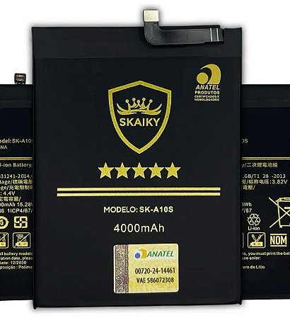 Bateria compatível smartphone Samsung A10s