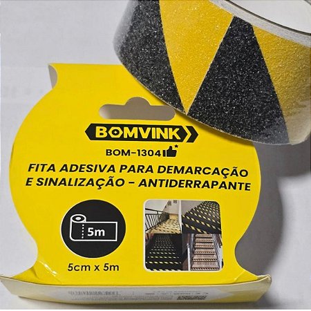 fita adesiva para demarcação e sinalização - antiderrapante