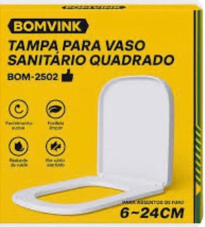 tampa para vaso sanitário - fechamento suave