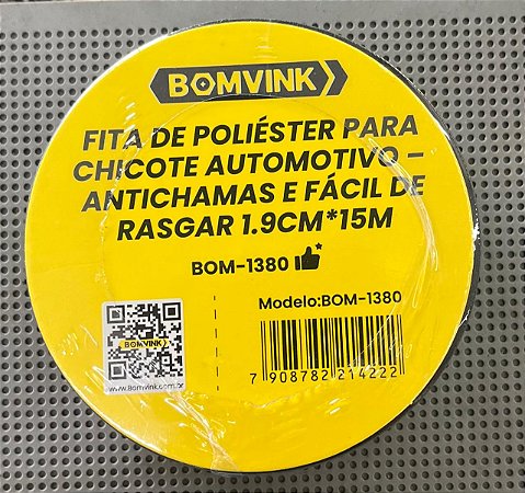 fita de poliéster para chicote automotivo - antichamas
