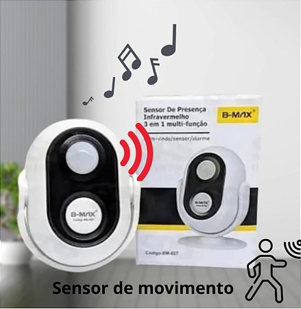 sensor de presença infravermelho 3 em 1 multi-função