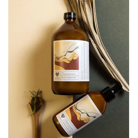 KIT XAMPU E CONDICIONADOR CAPIM LIMÃO com alecrim, 200ml