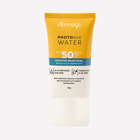 Protetor Solar Facial Photoage Water FPS 50 40g – Dermage