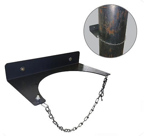 Suporte Para Cilindro Grande Com Corrente E Parafuso
