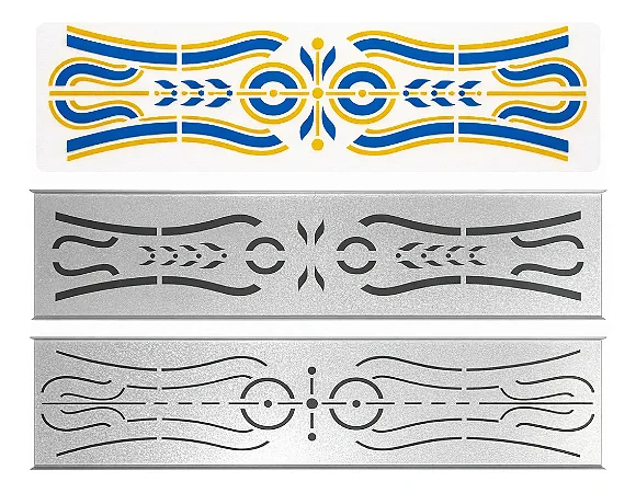 Molde Stencil Pintura Carroceria Caminhão Reutilizável