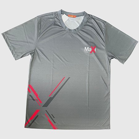 Camiseta Maxi Dryfit Cinza