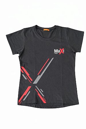 Baby Look Preta EM Malha 100% Alg