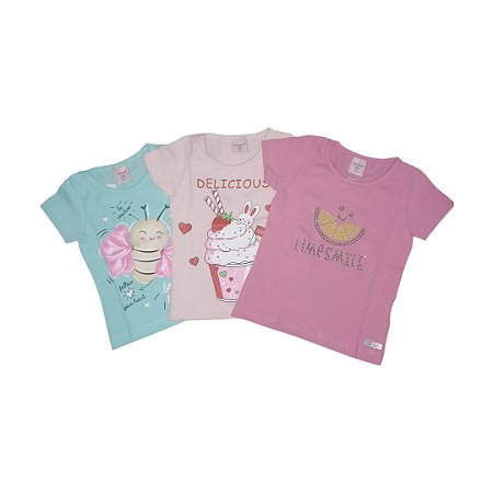 Blusa Cotton Baby Look