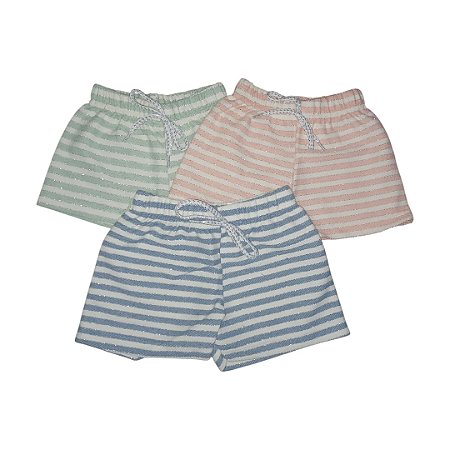 Shorts Semear Listras Básico
