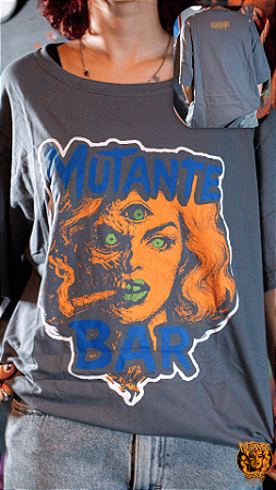 Camiseta Mutante Bar - Cinza