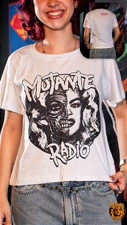 Camiseta Mutante Rádio - Branca