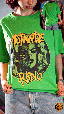 Camiseta Mutante Rádio - Verde claro
