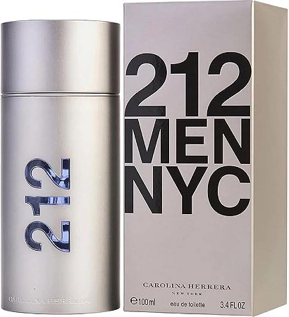 Perfume Masculino 212 Men Nyc Carolina Herrera Eau de Toilette 100ml