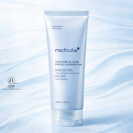 Medicube Zero Pore SA Cleanser | Espuma Anti-Poros com Ácido Salicílico Coreano
