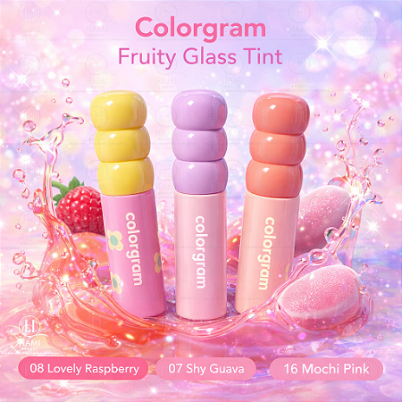 Colorgram Fruity Glass Tint - Lip Tint Gloss Coreano