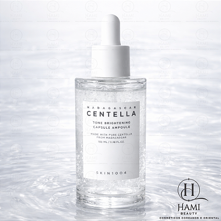 SKIN1004 Madagascar Centella Tone Brightening Capsule Ampoule – Sérum Coreano Calmante e Iluminador com Centella e Cápsulas para Manchas e Tom Irregular