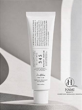 Dr. Althea 345 Relief Cream – Creme Facial Coreano Calmante com Niacinamida, Pantenol e Centella para Vermelhidão, Sensibilidade e Barreira da Pele
