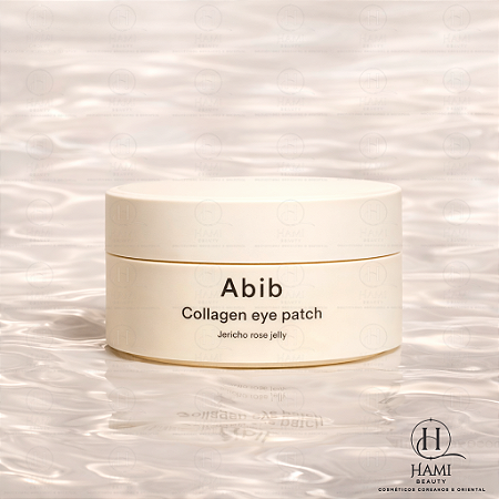 Abib Collagen Eye Patch Jericho Rose Jelly – Patches para Olheiras, Linhas Finas e Hidratação Coreano