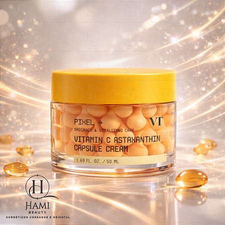 VT Vitamin C Astaxanthin Capsule Cream – Creme Facial Encapsulado Vitamina C Coreano