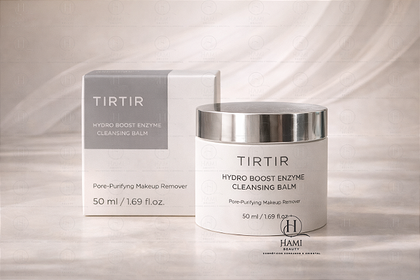 TIRTIR Hydro Boost Enzyme Cleansing Balm 50ml – Balm Demaquilante Coreano Enzimático Purificante