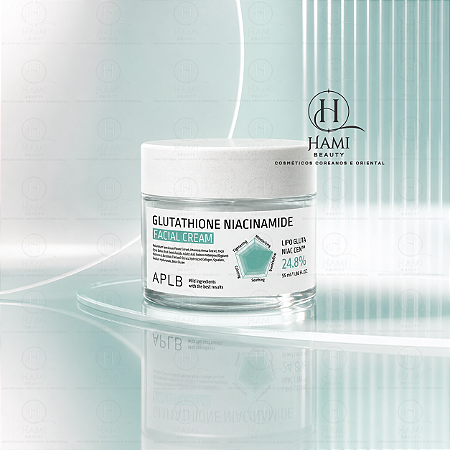 APLB Glutathione Niacinamide Facial Cream - Creme Facial Antioxidante Revitalizante Uniformizador Coreano
