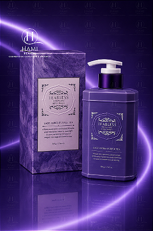 TEABLESS Sage Amber Purple Tea Perfume Body Wash - Sabonete Líquido Corporal Coreano Perfumado e Hidratante