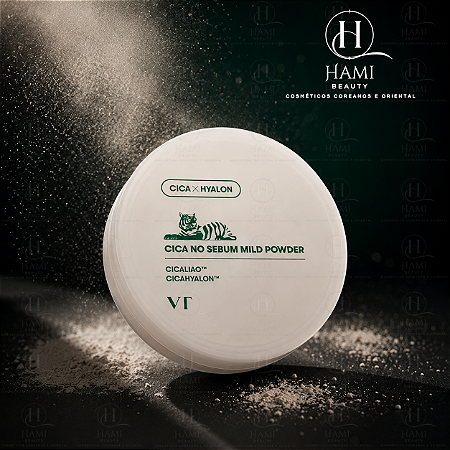 VT Cica No Sebum Mild Powder – Pó Facial Matificante Suave para Controle da Oleosidade 5g