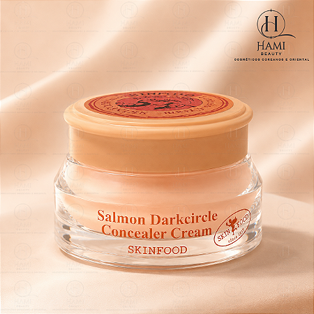 SKINFOOD Salmon Darkcircle Concealer Cream – Corretivo Cremoso para Olheiras 10g