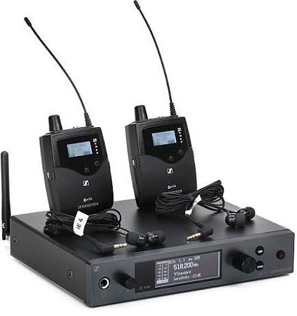 FONE MONITOR DE PALCO SEM FIO DUPLO IEM G4 TWIN