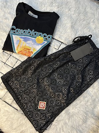 Kit Camisa e Bermuda Premium Casa Blanca