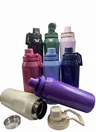 GARRAFA TERMICA PEROLADA BTOP (BICO RETRATIL) 500ML BM-P1918