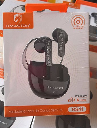 FONE SEM FIO BLUETOOTH TWS HMASTON RS41