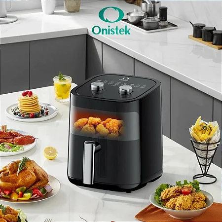 AIR FRYER FRITADEIRA ELETRICA 3L 1200W 220V ONISTEK ON-FT106