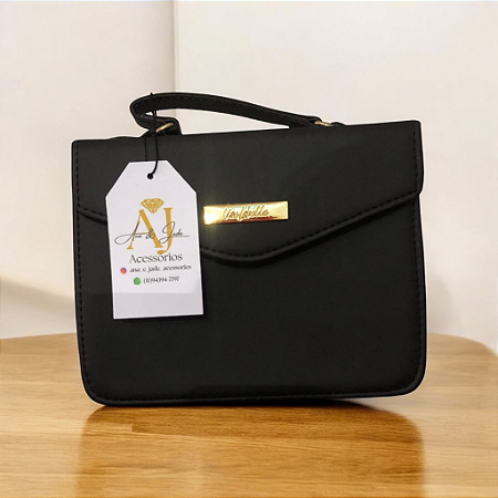Bolsa Feminina Yasmin Preta Elegante