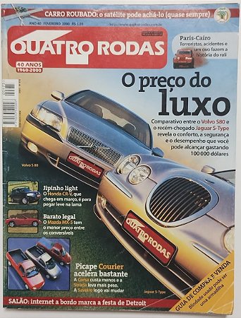 Revista Quatro Rodas – Comparativo Volvo e Jaguar