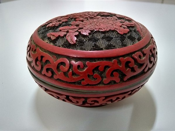 Porta Joias Antigo Chinês em Metal