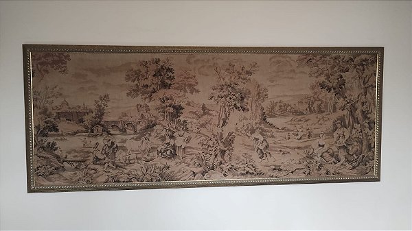 Quadro Tapeçaria no Estilo Gobelin
