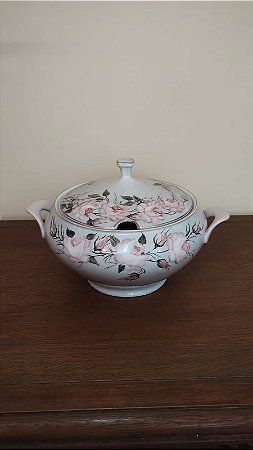 Sopeira Porcelana Pintada à Mão Ano 1966