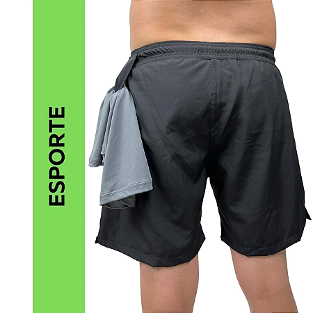Bermuda Calção Masculino Tactel Academia