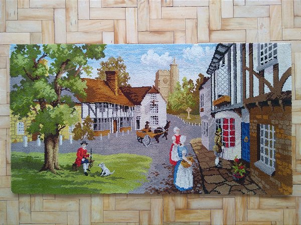 Tapeçaria Britânica de Chão ou Parede Anos 80