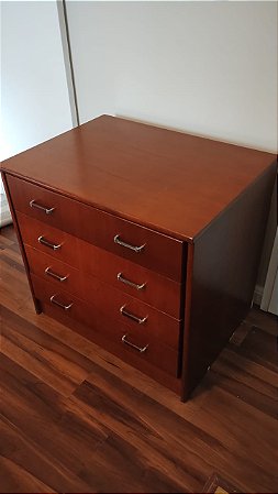 Cômoda Gaveteiro Madeira 4 Gavetas