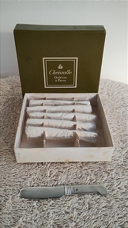 Conjunto 6 Facas para Manteiga ou Patê Christofle