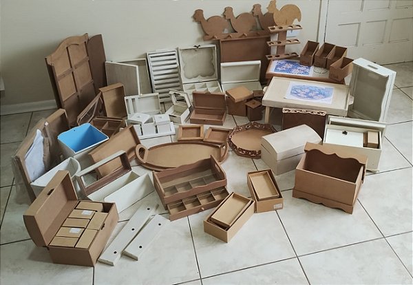 Peças Novas em MDF Cru